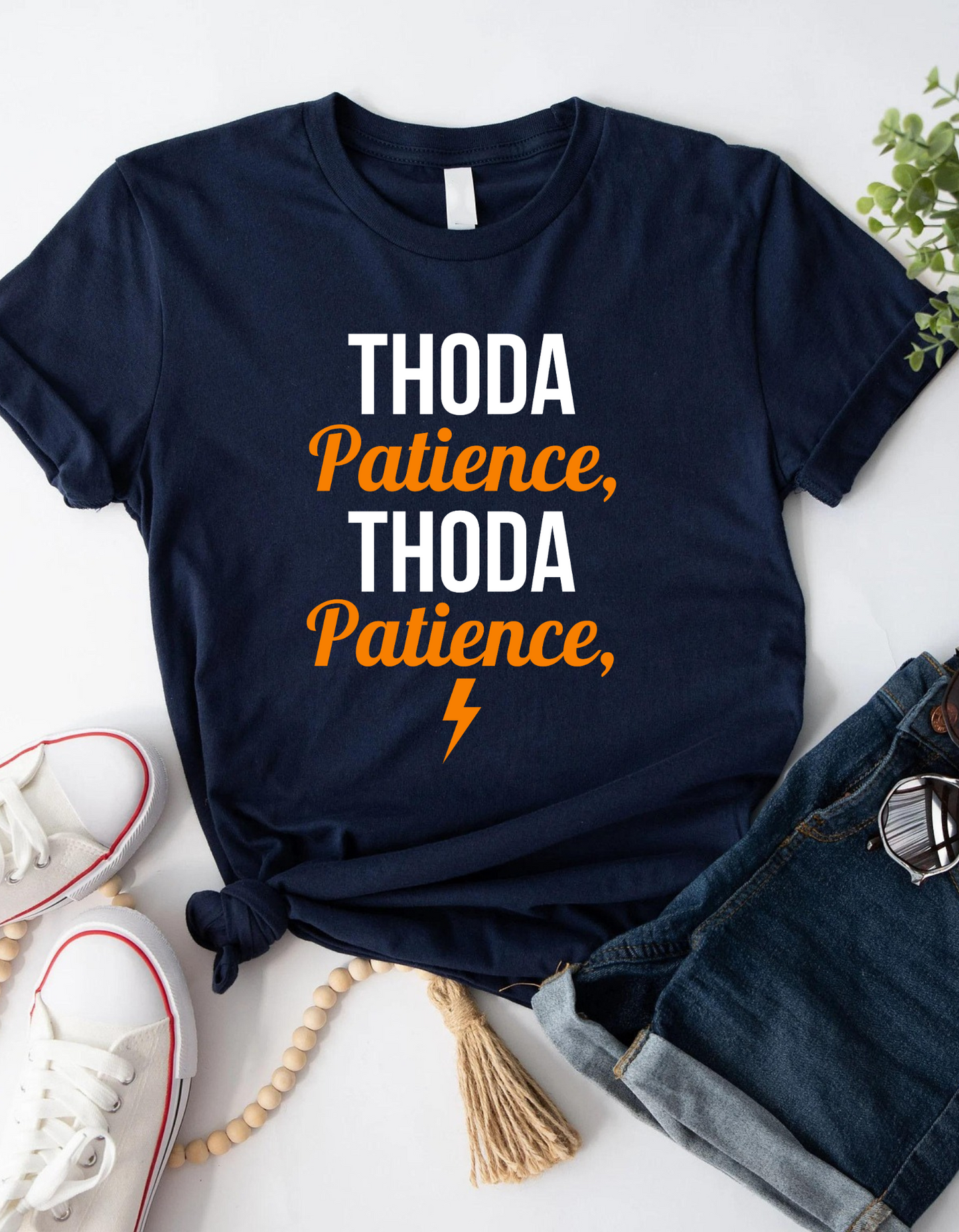 Thoda Patience" Motivational Unisex T-Shirt