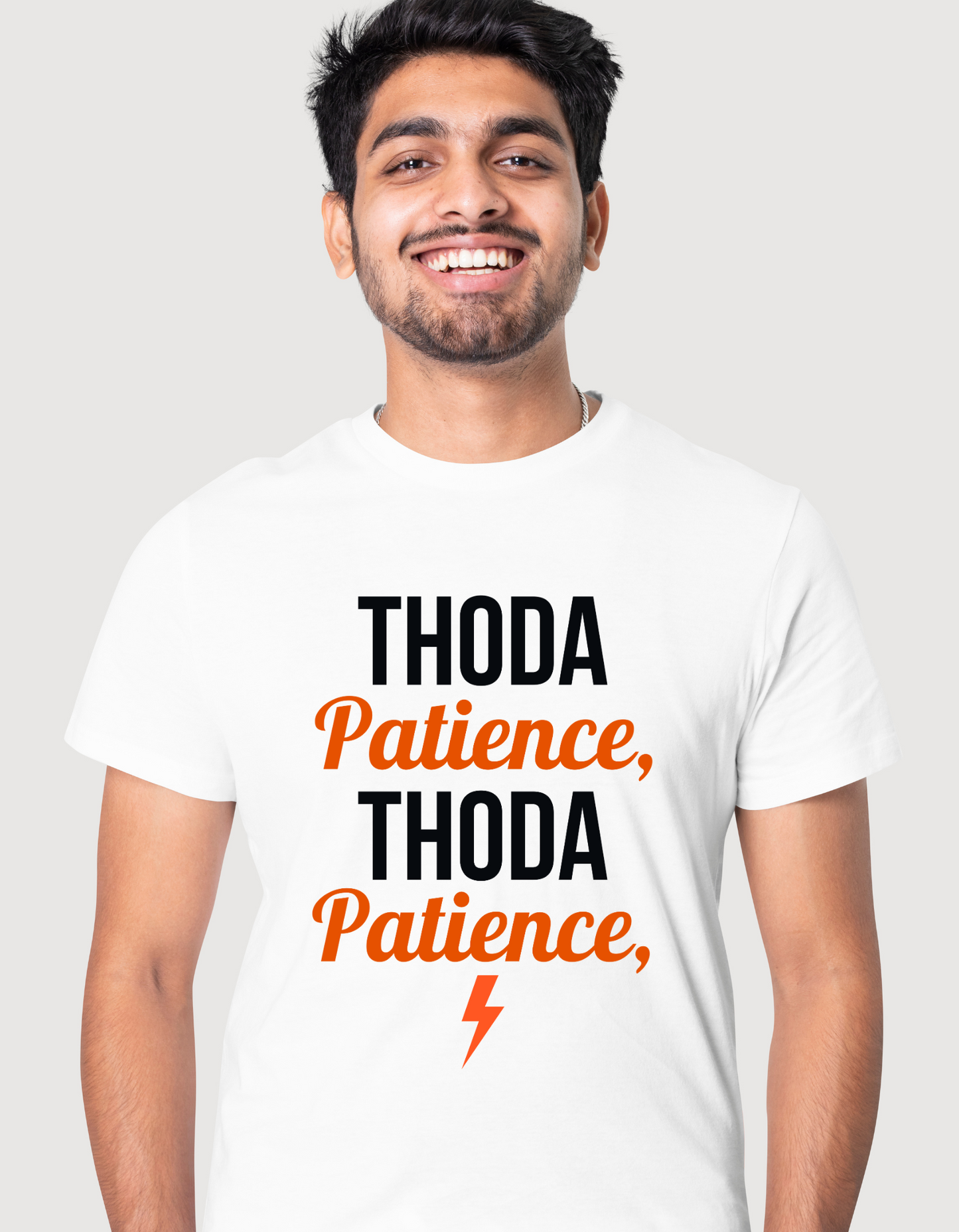 Thoda Patience" Motivational Unisex T-Shirt