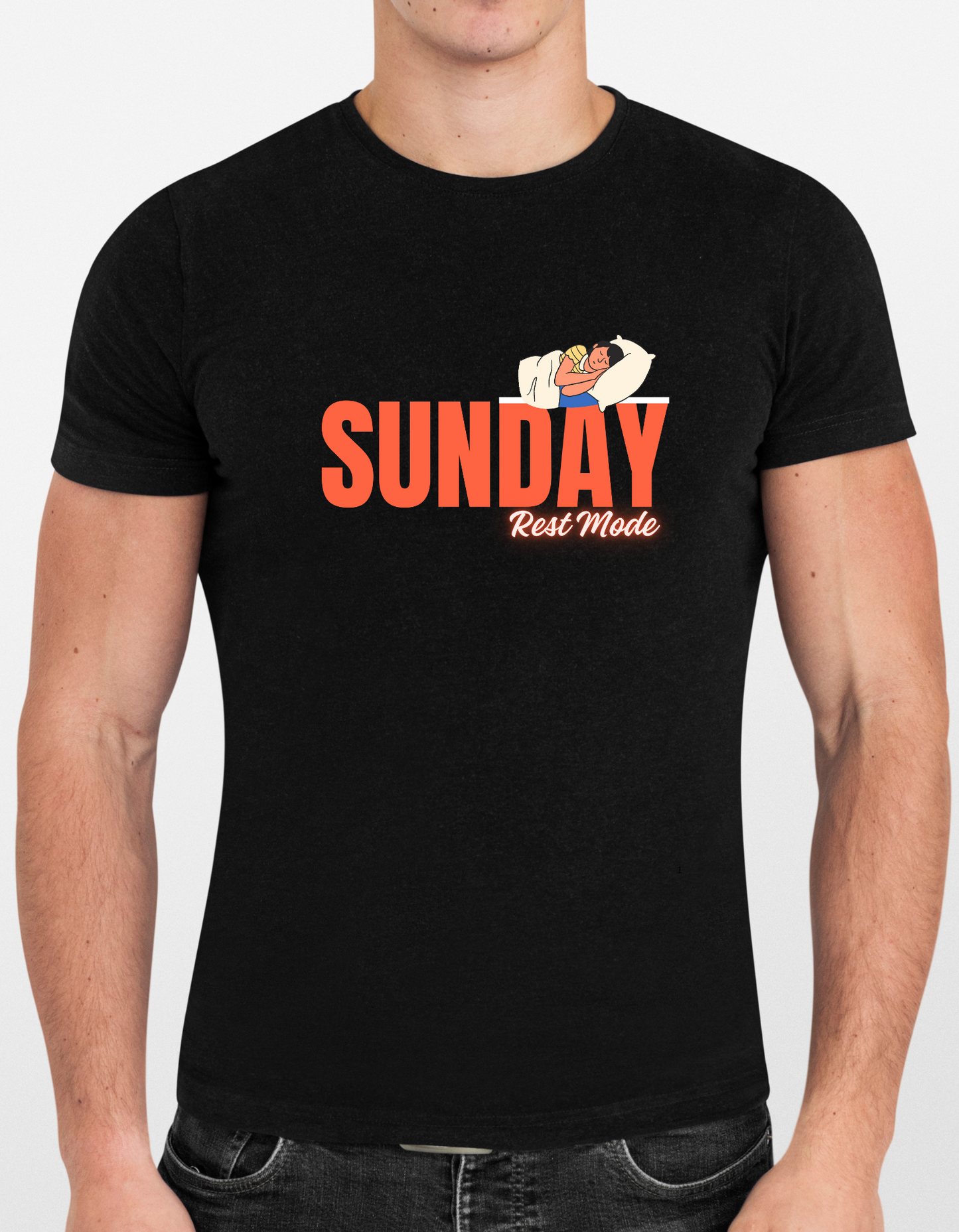 💤 Sunday Rest Mode – Unisex T-Shirt