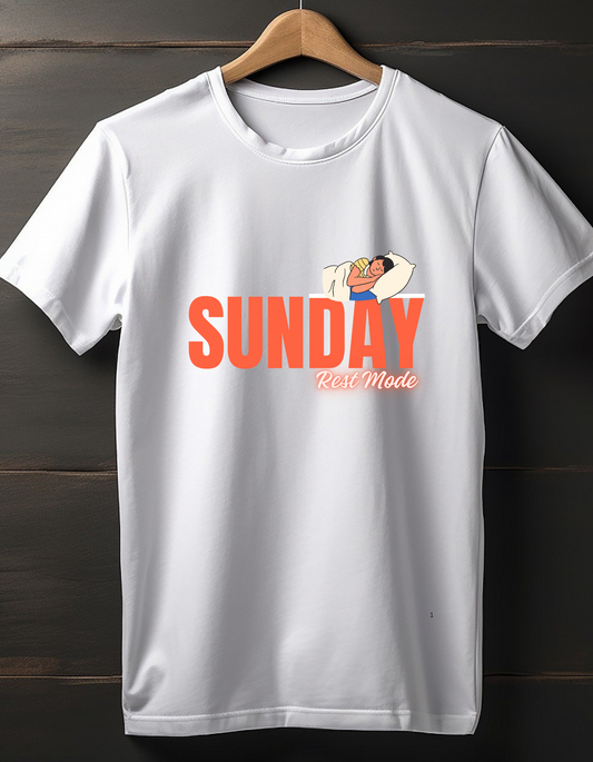 💤 Sunday Rest Mode – Unisex T-Shirt